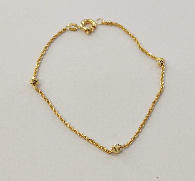 (AG35) Bratara aur  14k 1.20 gr   B36215  - Garantie 2ani !