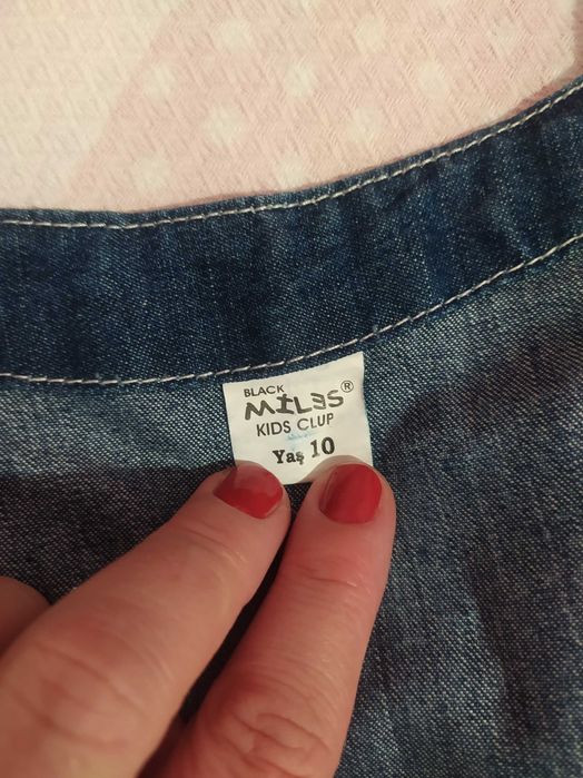 Дънкова рокля с болеро, 10 г.