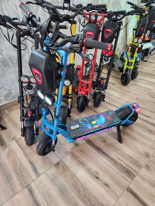 Разпродажба Kaabo Wolf Warrior X GT 2x1100w Custom Blue+Color Deck