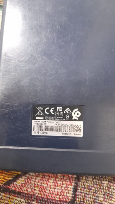 Внешний жёсткий диск 1000гб