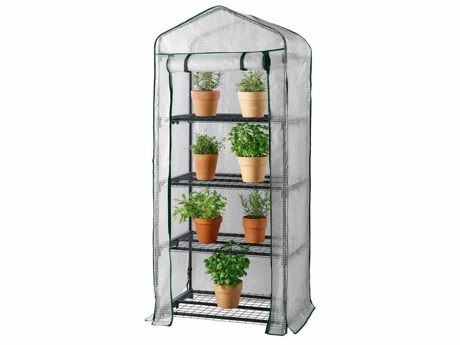 Оранжерия с 4 рафта Parkside Парник с PVC покритие