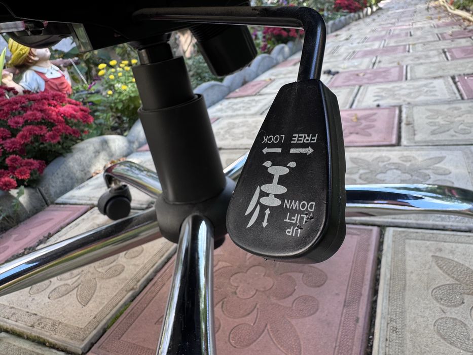 Scaun birou piele si textil