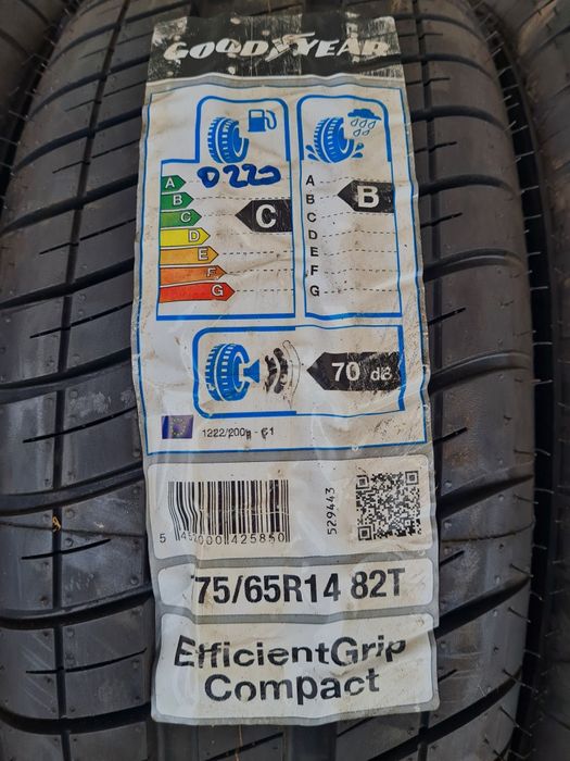 Нови летни гуми 4 броя GOODYEAR EfficientGrip 175 65 R14
