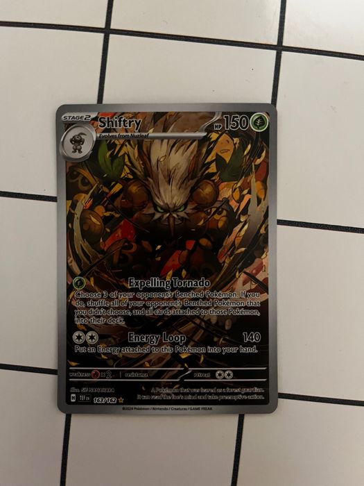 Shiftry pokemon карта