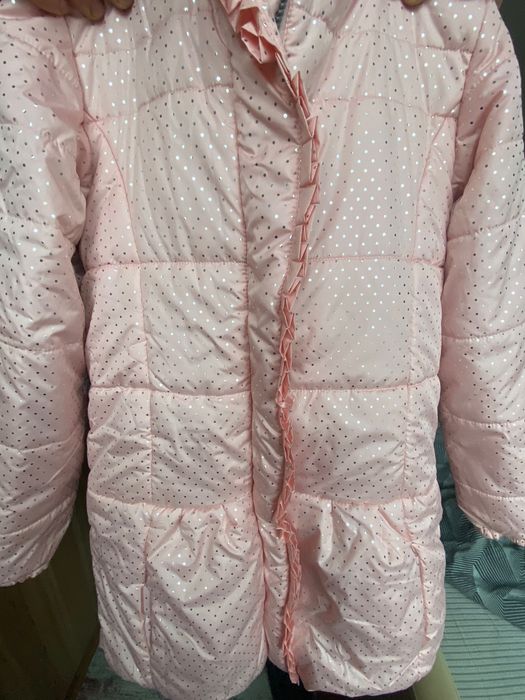 Последна бройка чисто ново детско зимно яке в светло розово размер 156