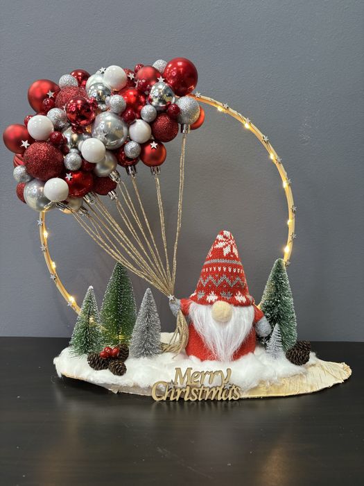 Светещ Коледен декор! Подходяща за подарък! Ръчна изработка !