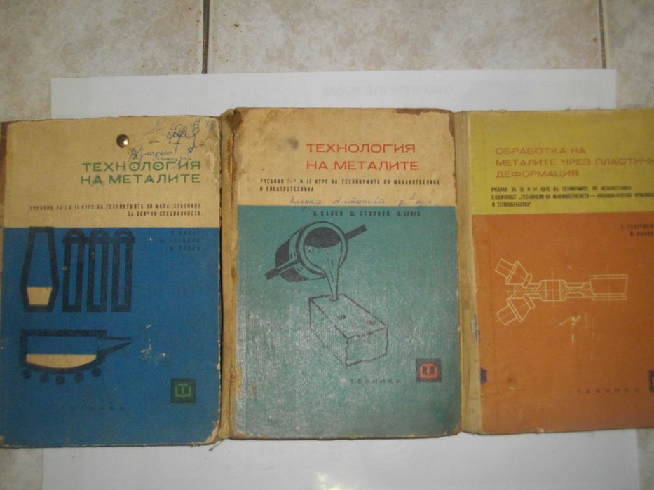 Технология на металите/Обработка на металите чрез деформация-Учебници