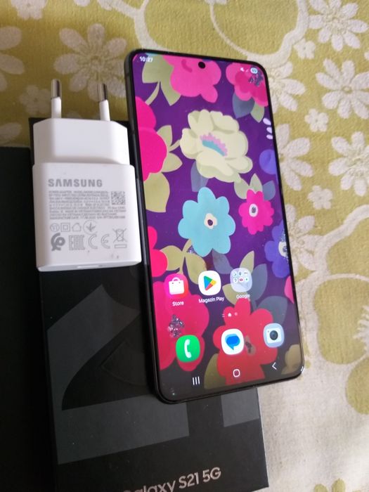 Vând S 21 5 G stare perfectă ( cutie + accesorii )
