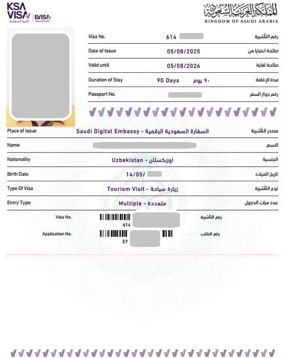 Saudiya Arabistoni vizasi