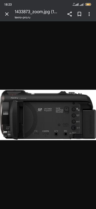 Видеокамера panasonic