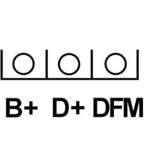 Реле регулатор 130А 14V Opel / Fiat / Saab / Alfa Romeo