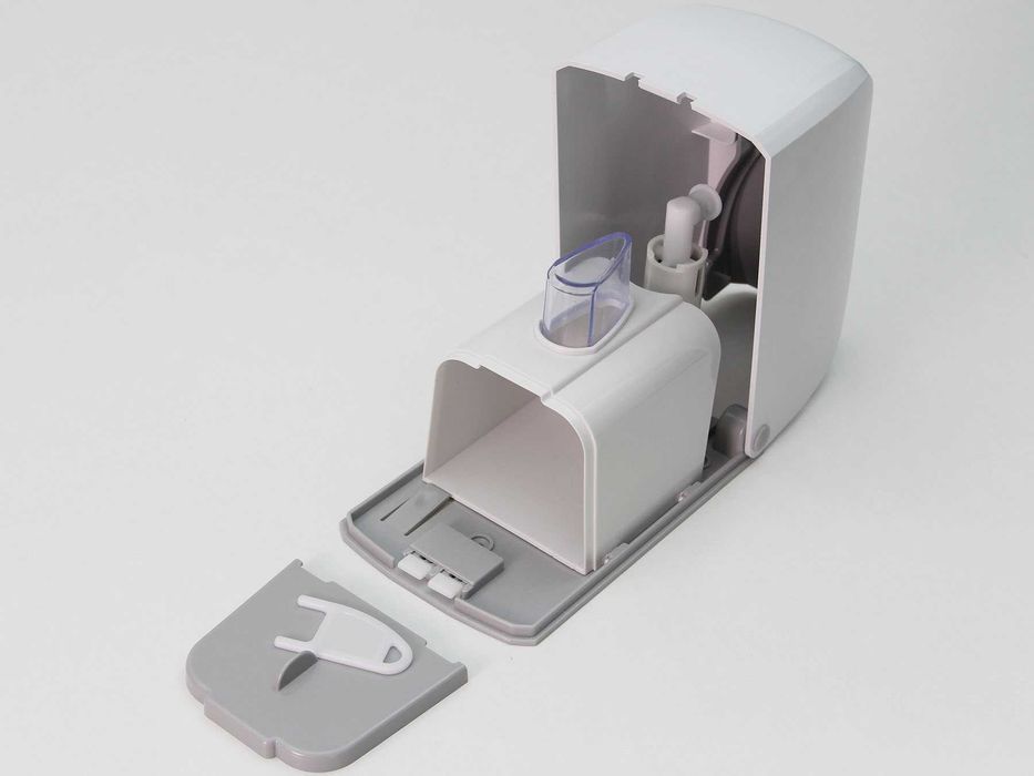 Dozator săpun lichid Meco S5 - 500 ml - Sistem antivandalism - Alb