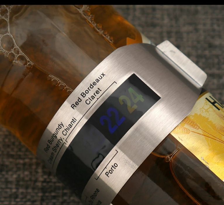 Vand termometru bratara  pentru vin