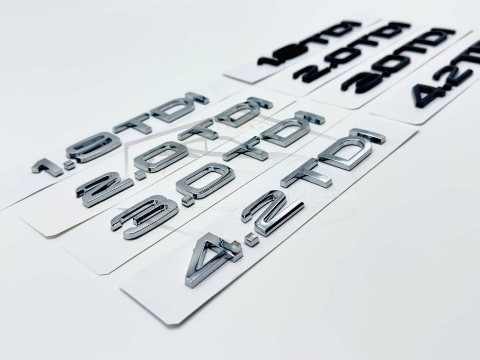 Надпис Audi Ауди емблема 1.9tdi 2.0tdi 3.0tdi 4.2 tdi A3 A4  A6 A8  Q7