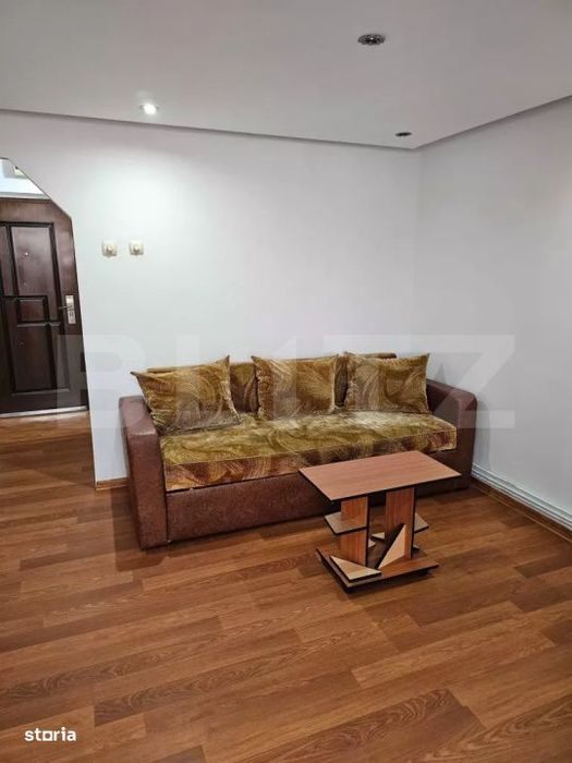 Garsoniera cocheta, complet mobilata, cu centrala proprie – zona Sta