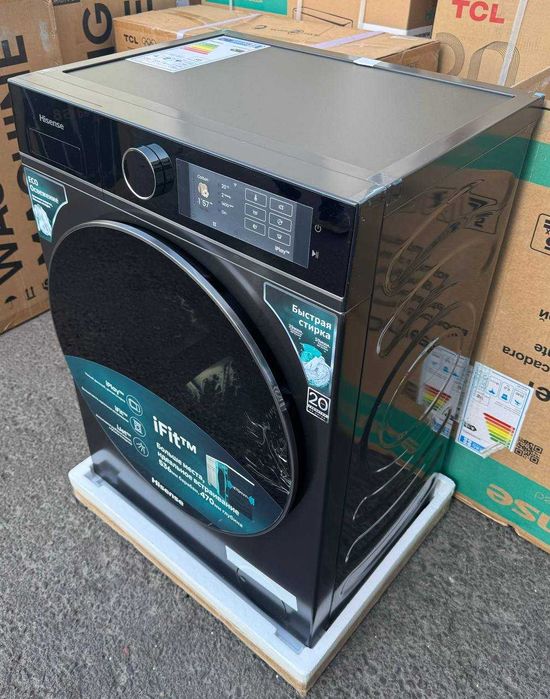 Стиральная машина Hisense 8 кг WF5I8043BBF Inverter Steam iJet Wi-Fi