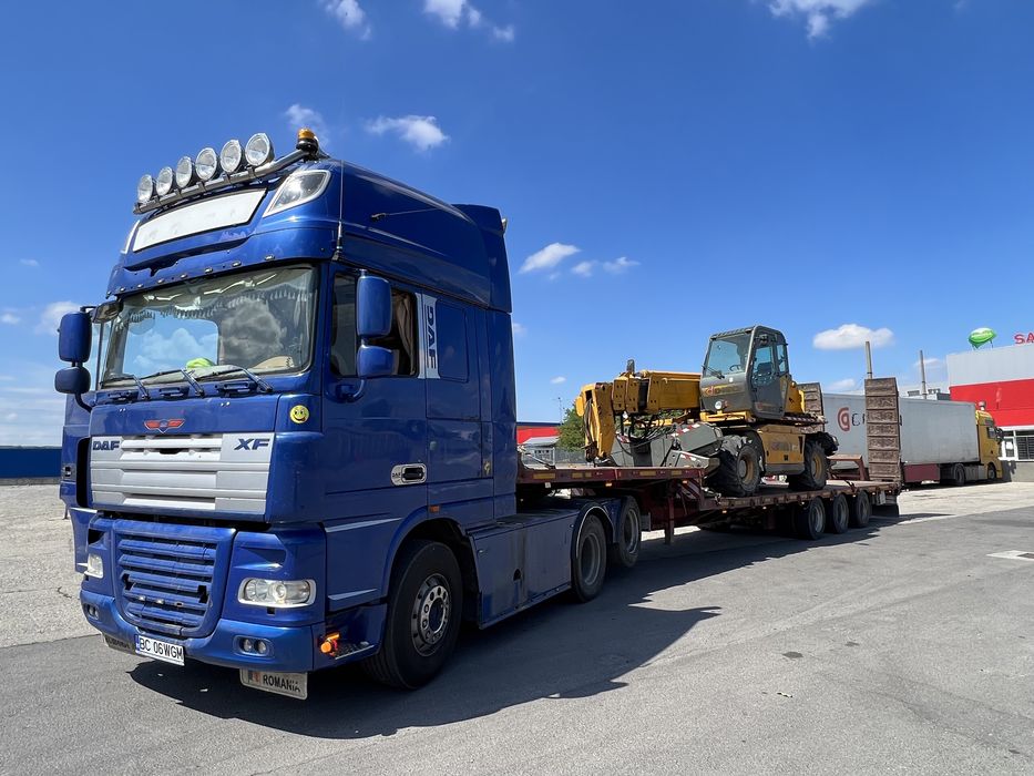 Transport Trailer , utilaje , platforma utilaje ,agabaritic