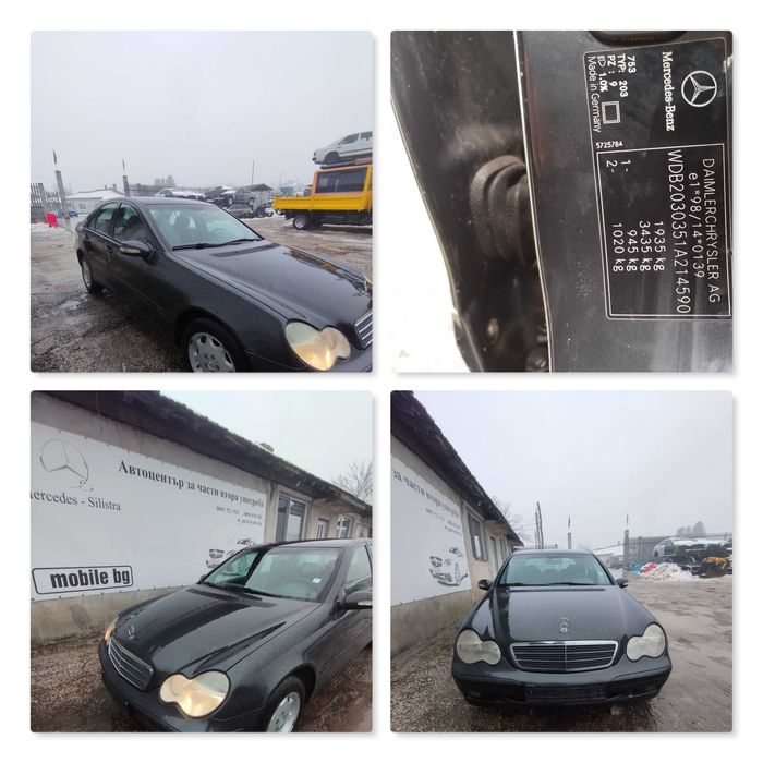 На части Mercedes W 203, C 180, Petrol