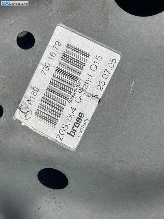Macara Electrica de pe Usa Portiera Dreapta Spate Mercedes W245 Clasa B Class B180 B200 2.0 CDI 2005 - 2012 Cod A1697301679 [C5879]