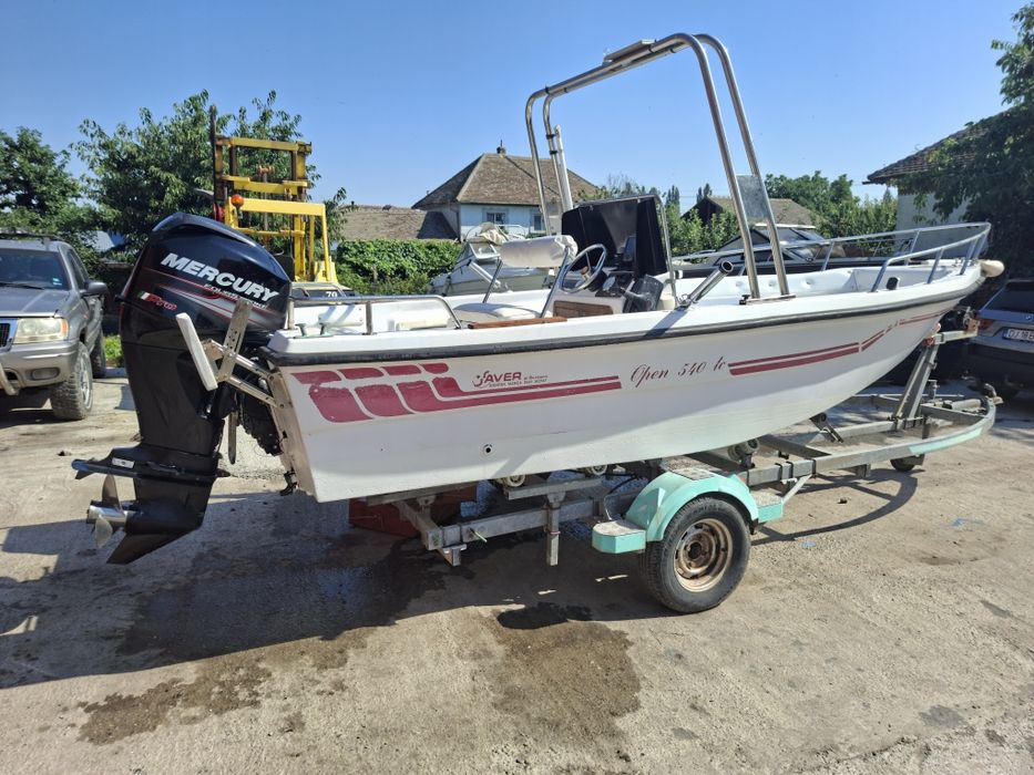 Barca Saver 540 Open cu motor Mercury 60 cp Pro