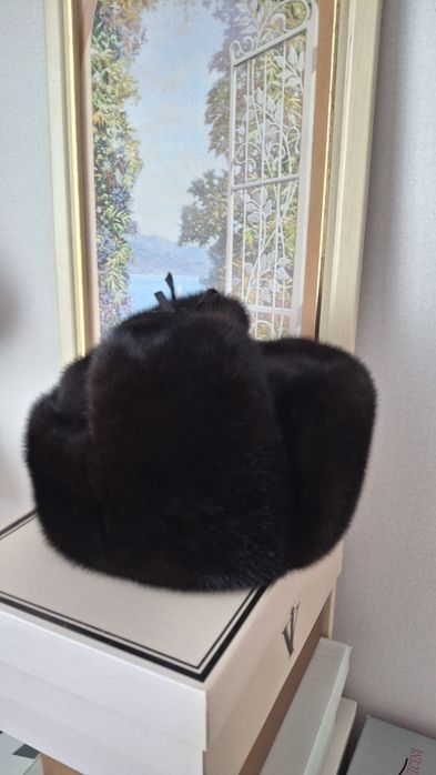 Шапка норковая, размер 58