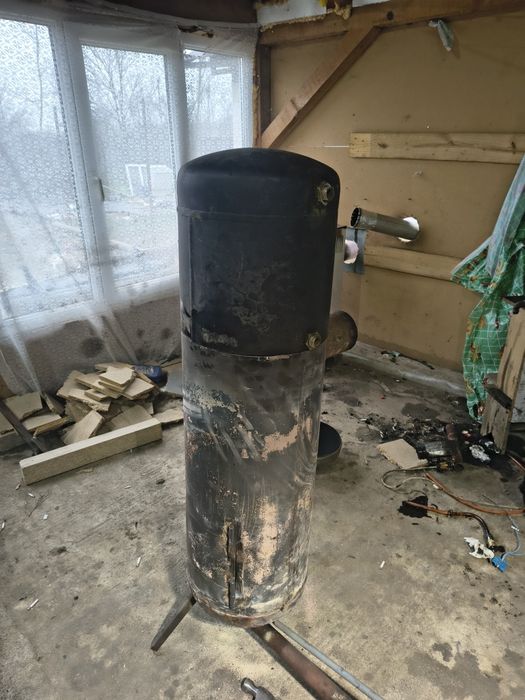 Soba pe ulei uzat cu serpentina inox