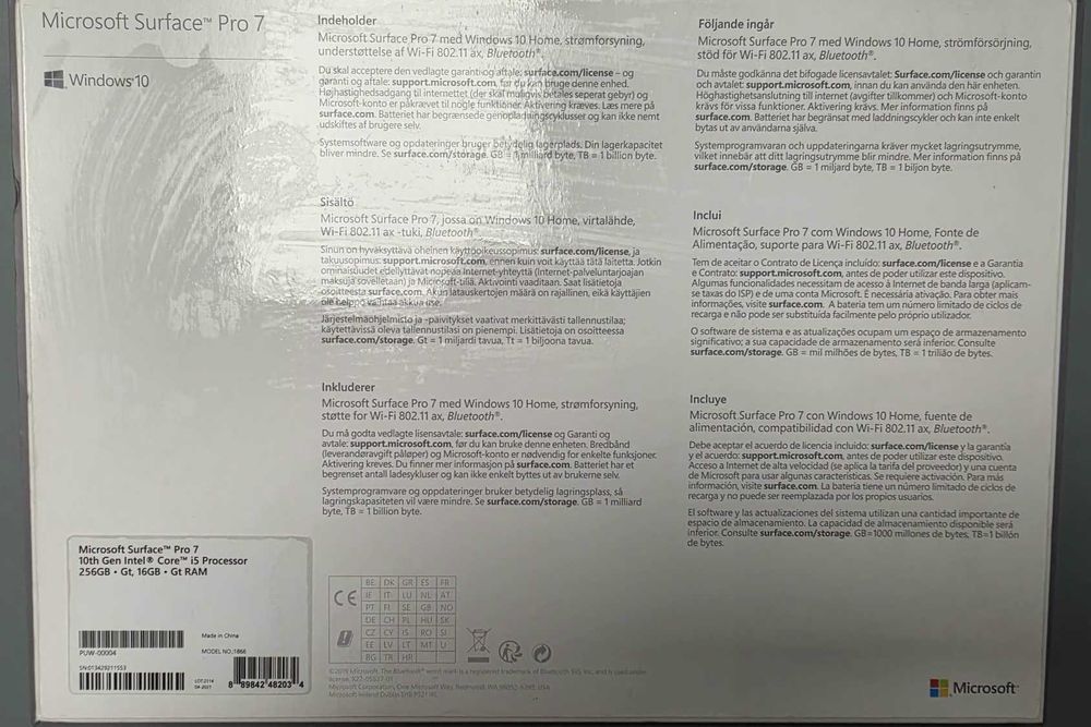 Microsoft Surface PRO 7