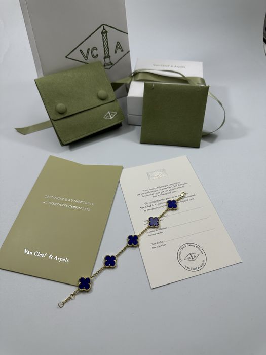 Brățară Van Cleef & Arpels 5 motifs Gold 750 Pietersite