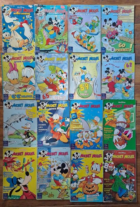 Schimb benzi desenate Egmont Mickey Mouse Donald Duck Tom Jerry complete si verificate