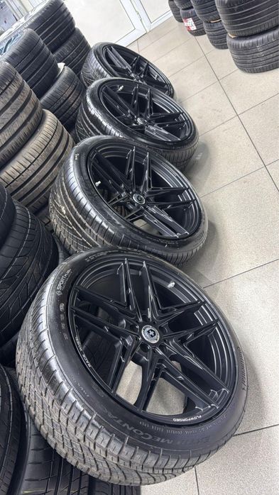 Продам кованые диски с резиной