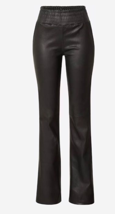 Черен кожен панталон
