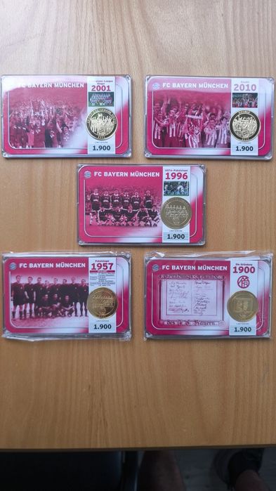 Колекционерски позлатени медали FC Bayern München – Ограничена серия (1900 бр.)