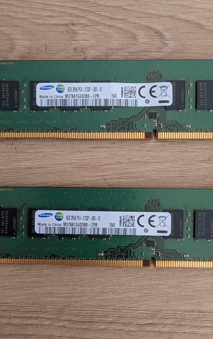 16 GB DDR4 RAM Samsung 2133mhz dual channel