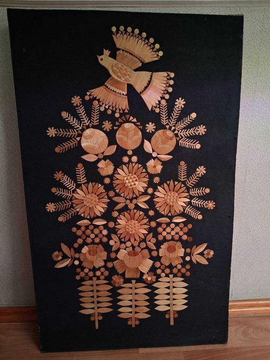 Продам картину из тончайшей бересты ручной работы