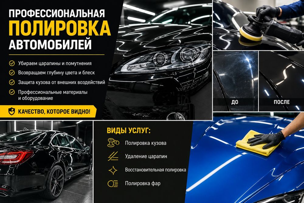 Полировка кузова авто