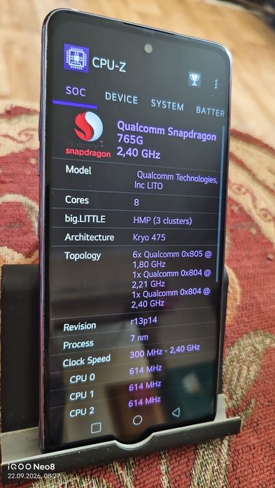 Смартфон LG Q92 5G - 128gb/8gb