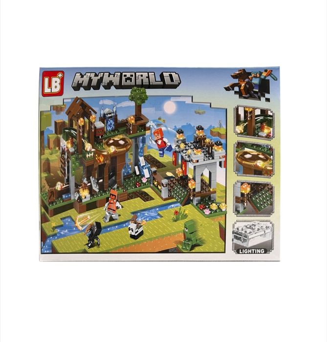 Конструктор Minecraft – 426 части със светещи елементи