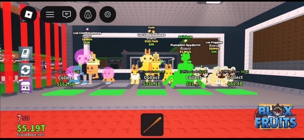 Продаю блокс фрукт аккаунт