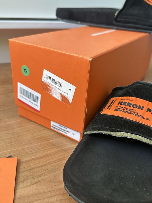 Heron Preston велурени чехли