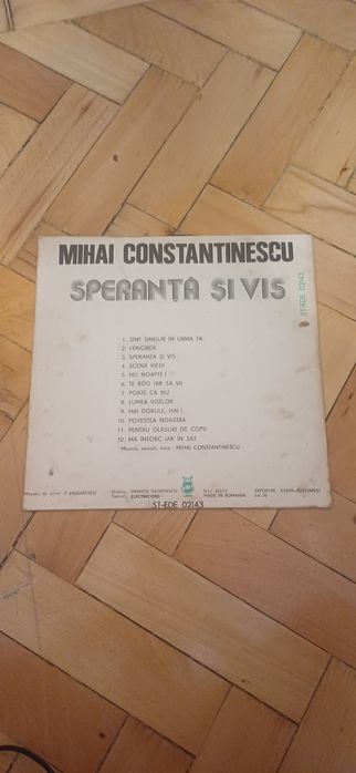Vinyl Mihai Constantinescu - Speranta si vis