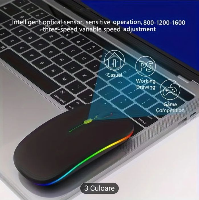 Mouse wirles cu acumulator!!