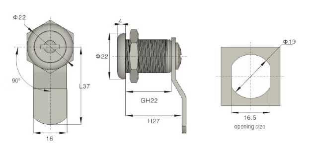 Ключалка за вратичка, капак на кемпер или каравана