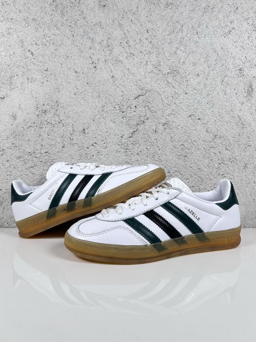 Adidas Gazelle Indoor White Collegiate Green