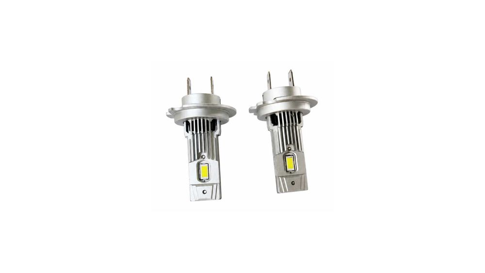 Set 2 becuri LED auto H7 Canbus C08, 20W, 21.000 lm, 6000K, cu ventilator