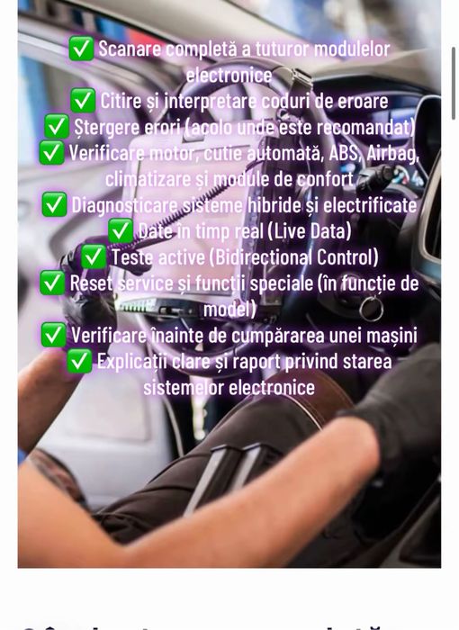 Diagnoză Auto ProfesionalaȘtergere Erori | Codări | DPF