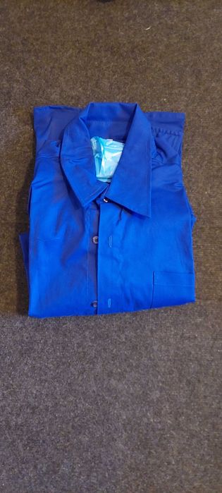 Pantaloni cu pieptar bumbac lucru, camasi bumbac lucru