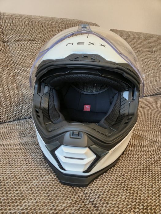 Каска NEXXX.WST3 PLAIN white pearl