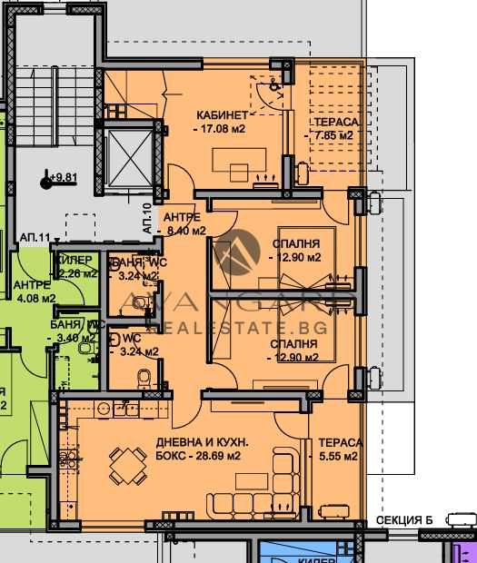 Продава се Четиристаен апартамент в Пловдив, Остромила - 144 кв.м за 1205 €/кв.м - Снимка #2