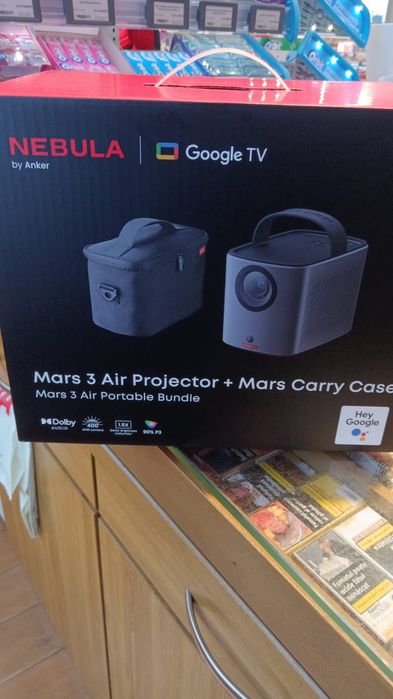 Vând video proiector NEBULA nou sigilat cu Netflix