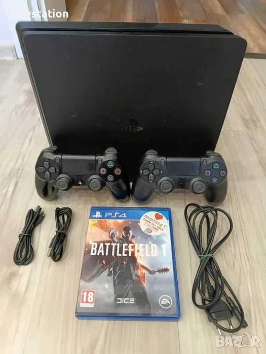 PlayStation 4 Slim 1TB + 2 джойстика + Бонус игри | Софтуер 8.00
